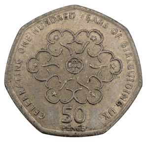 2010 Girl Guiding 50p Circulated Coin