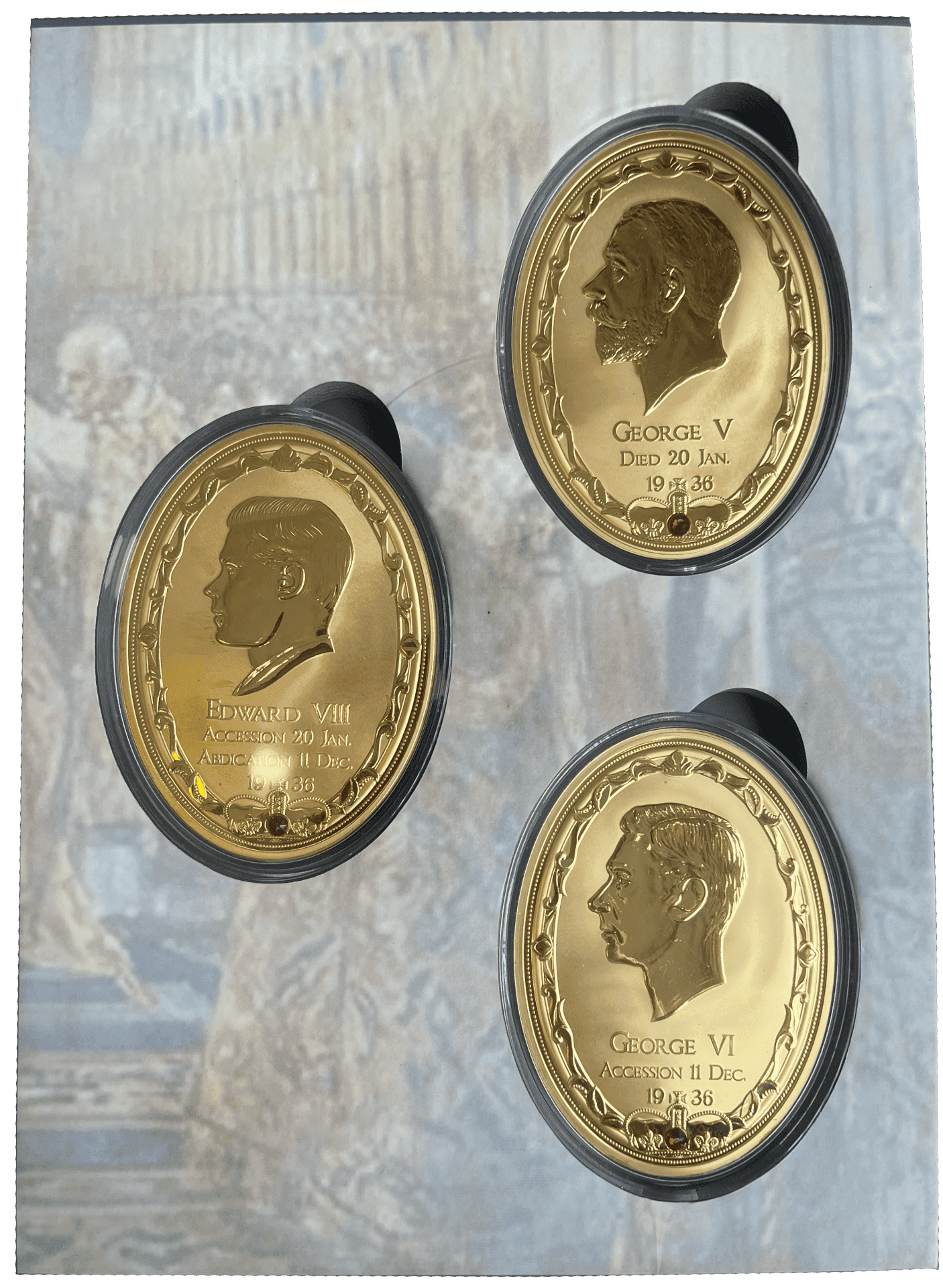 1936 Year of The Three Kings Set Including 14ct Gold Coin three kings 1936 Year of The Three Kings Set Including 14ct Gold Coin