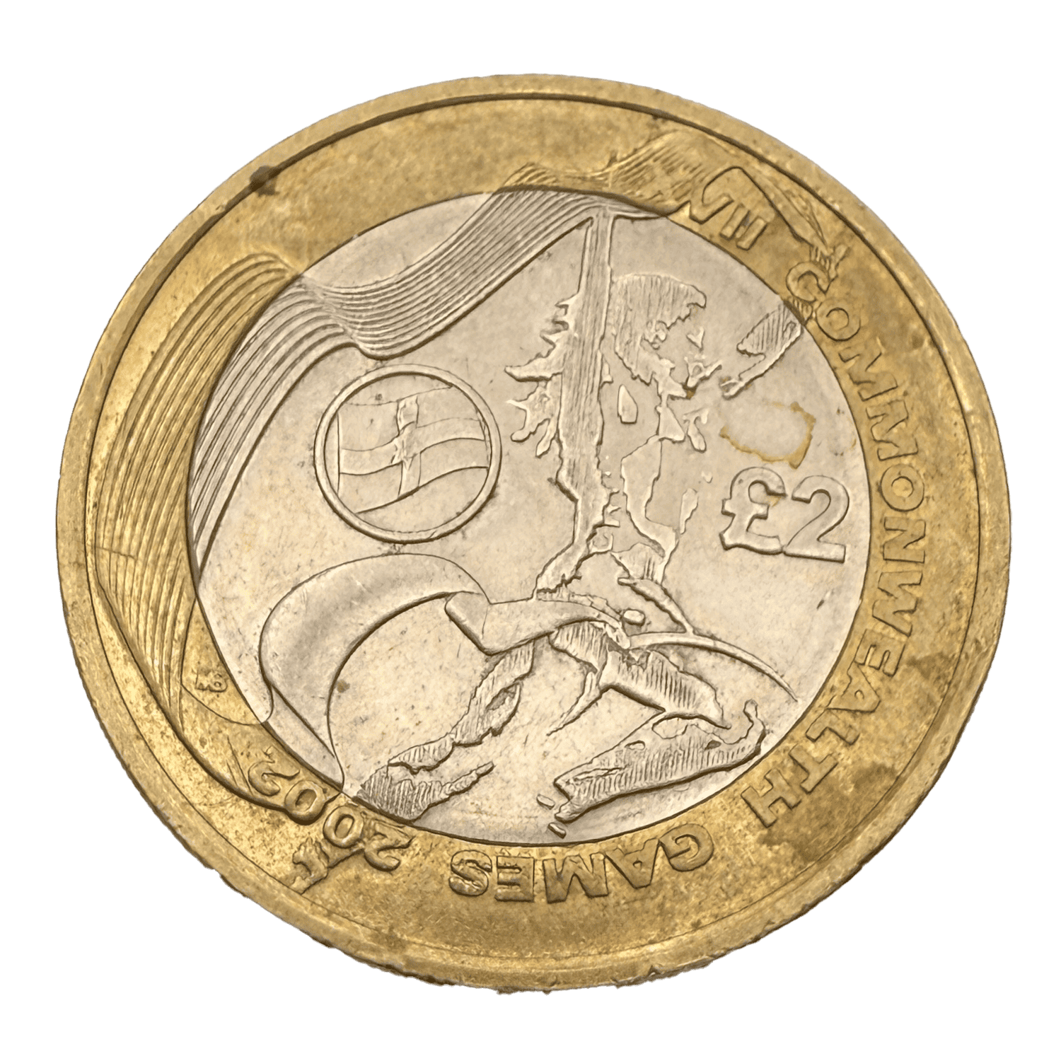 2002 Northern Ireland Commonwealth Games Circulated Two Pound Coin northern ireland 2002 Northern Ireland Commonwealth Games Circulated Two Pound Coin