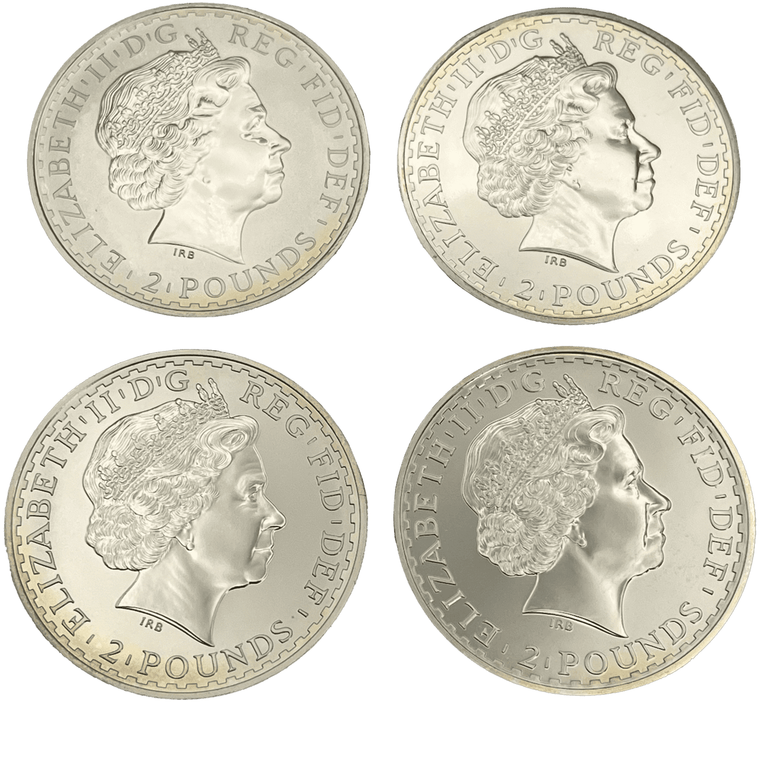 Britannia Design 4 x 1oz Silver Coins Set britannia Britannia Design 4 x 1oz Silver Coins Set